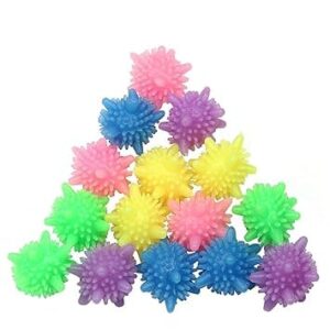 Laundry Dryer Balls (4 Pcs) – Reusable Anti-Tangle Soft Fabric Washing Balls