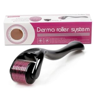 Derma Roller 0.5mm – Hair Growth Roller with 540 Titanium Needles