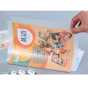 Transparent Book Cover Sheets (10 Pcs) – Self-Adhesive Waterproof Big Size Covers
