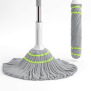 Twist Mop – Self-Wringing Microfiber Mop with Hands-Free Squeeze