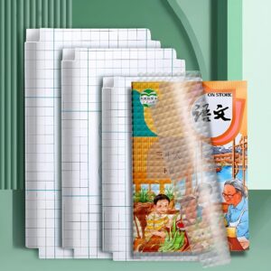 Transparent Book Cover Sheets (30 Pcs) – Self-Adhesive Waterproof Protective Covers