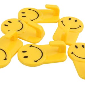 Fancy Wall Hooks (5 Pcs) – Self Adhesive Multipurpose No-Drill Hooks