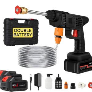 Cordless Pressure Washer Gun (Double Battery) – 48V Portable High Pressure Cleaner with 5M Hose