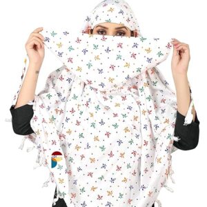 Cotton Stylish Scarf for Women – Sun Protection Face Cover Driving Scarf